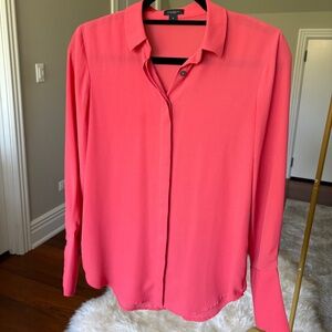 Ann Taylor Coral Blouse XS